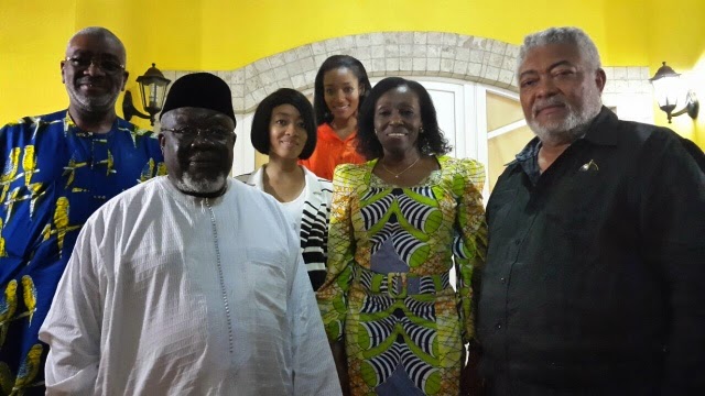HCTI Paying Compliments to President Jerry Rawlings