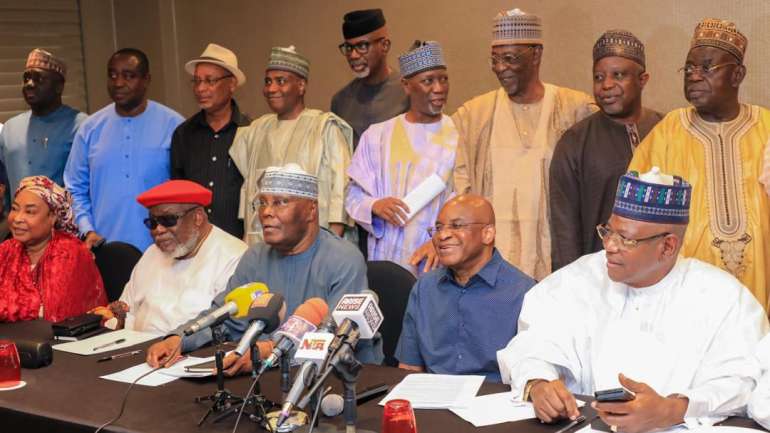 Developing: A fruitful meeting of concerned leaders of the PDP 1st of July 2025.
